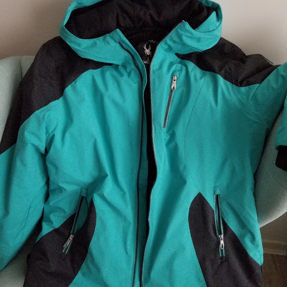 Spyder Turquoise Jacket, sz L